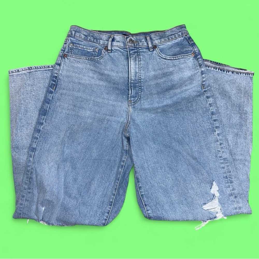 Express Light Blue Boyfriend Jeans